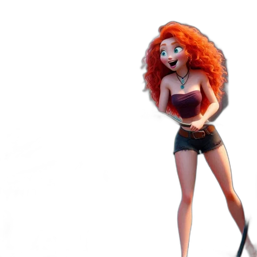 dress, concept art, 3d render, cartoon transparent PNG cut-out