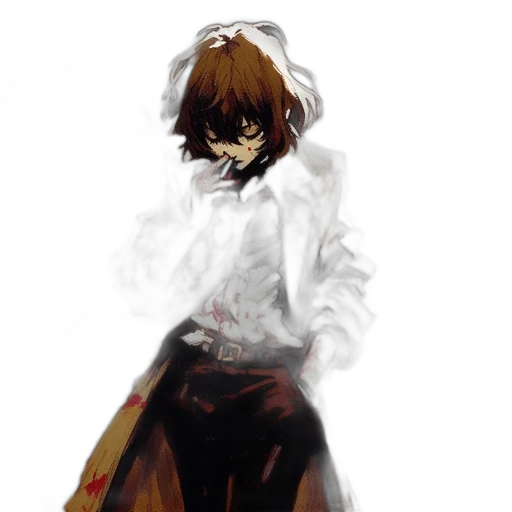 jacket, dress, mask, staff transparent PNG cut-out