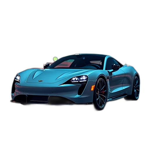 car, weapon, 3d render, photorealistic transparent PNG cut-out