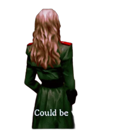 dress, jacket, hair, pixel art transparent PNG cut-out