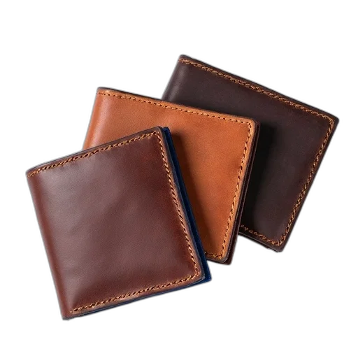collection, three, brown, leather transparent PNG cut-out