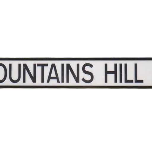 street, sign, reading, mountains transparent PNG cut-out