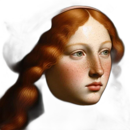 face, hair, mask, crown transparent PNG cut-out