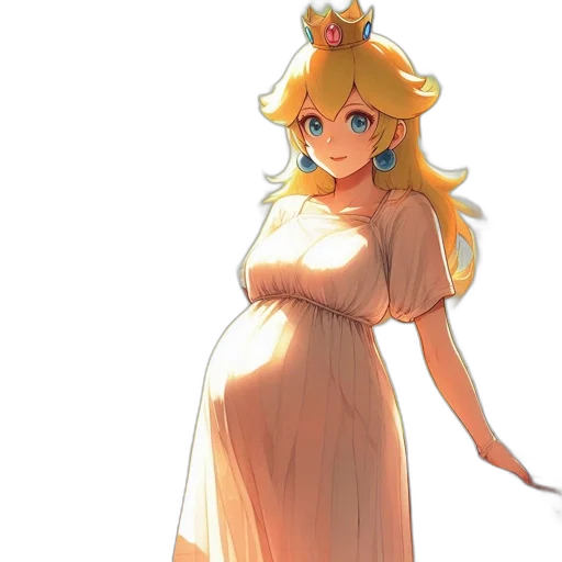 dress, crown, concept art, pixel art transparent PNG cut-out