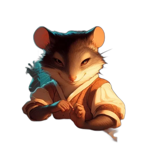 staff, animal, concept art, fantasy art transparent PNG cut-out