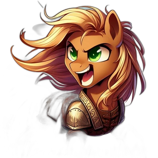 dragon, crown, staff, hair transparent PNG cut-out