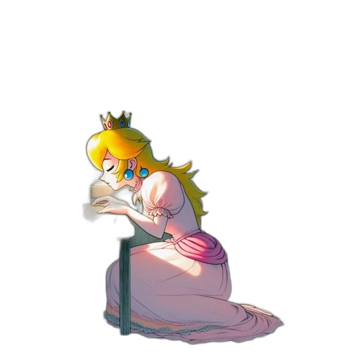 crown, dress, staff, weapon transparent PNG cut-out