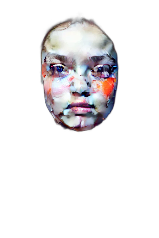 face, mask, crown, creature transparent PNG cut-out