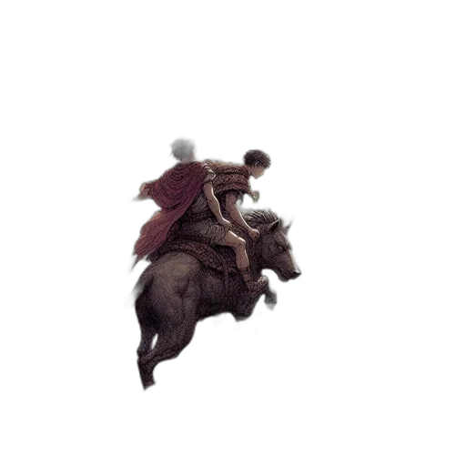dragon, animal, hat, weapon transparent PNG cut-out