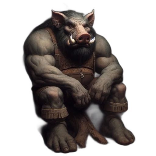 creature, animal, staff, face transparent PNG cut-out