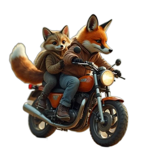animal, jacket, concept art, 3d render transparent PNG cut-out