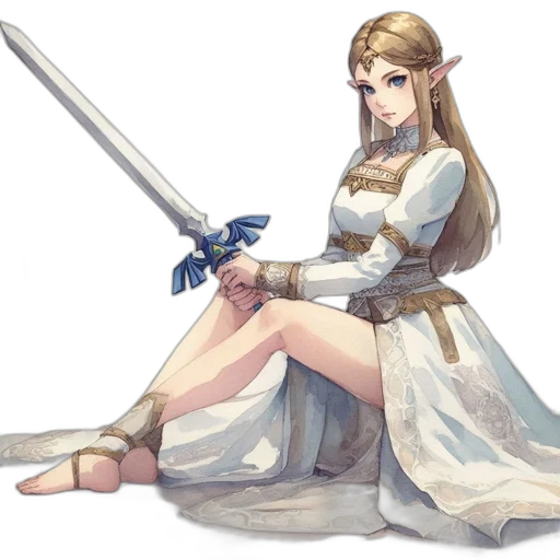 sword, weapon, dress, staff transparent PNG cut-out
