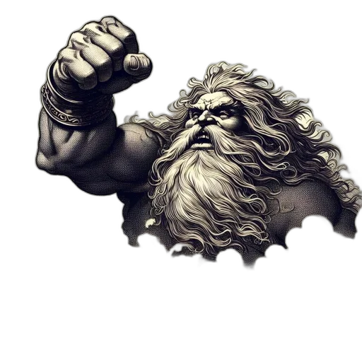 hair, staff, animal, face transparent PNG cut-out