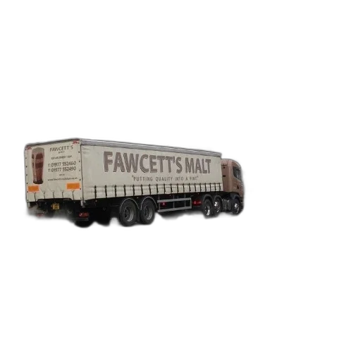 3d render, truck, word, fawcett transparent PNG cut-out