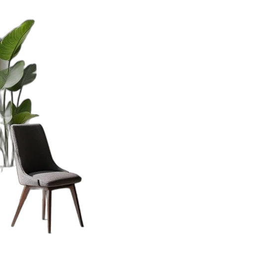 furniture, 3d render, concept art, photorealistic transparent PNG cut-out