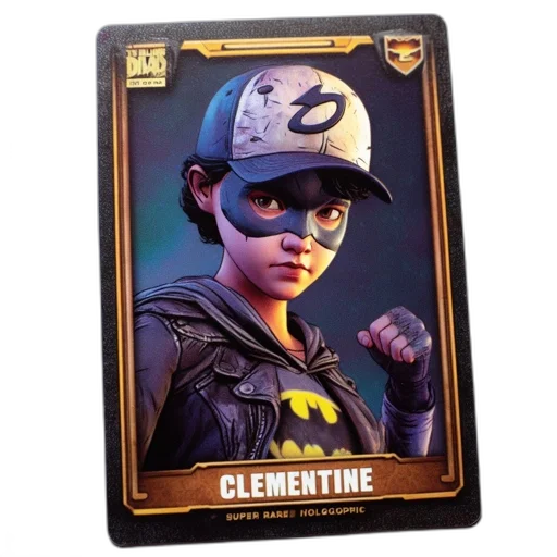 comic book art, concept art, clementine, young transparent PNG cut-out