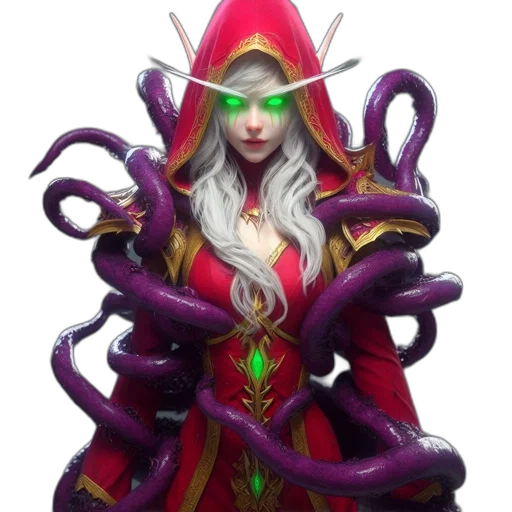 staff, creature, fantasy art, concept art transparent PNG cut-out