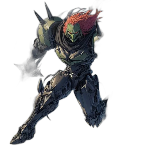 robot, mask, weapon, concept art transparent PNG cut-out