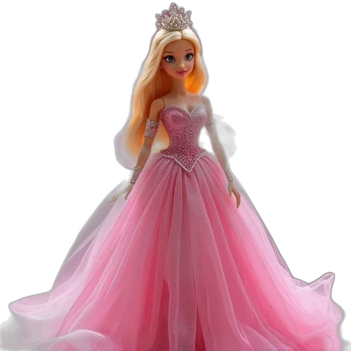 dress, crown, 3d render, concept art transparent PNG cut-out