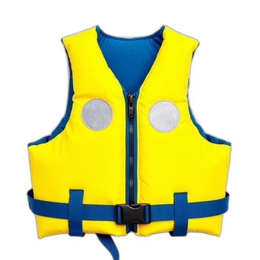 jacket, 3d render, bright, yellow transparent PNG cut-out