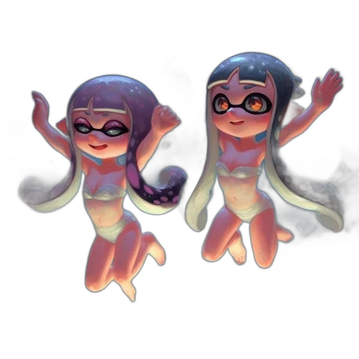 concept art, 3d render, vaporwave, pixel art transparent PNG cut-out