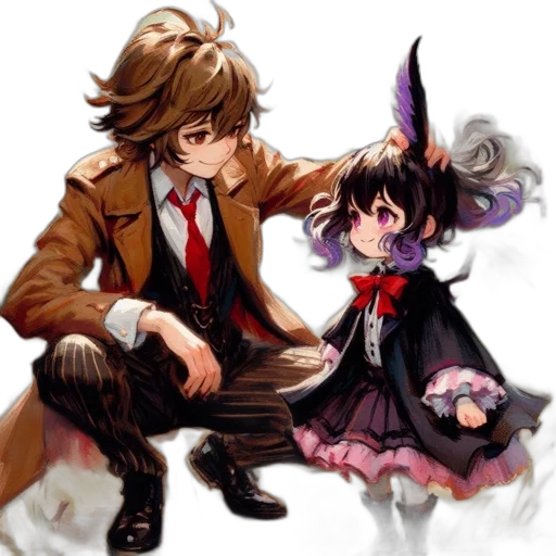 staff, anime, pixel art, concept art transparent PNG cut-out