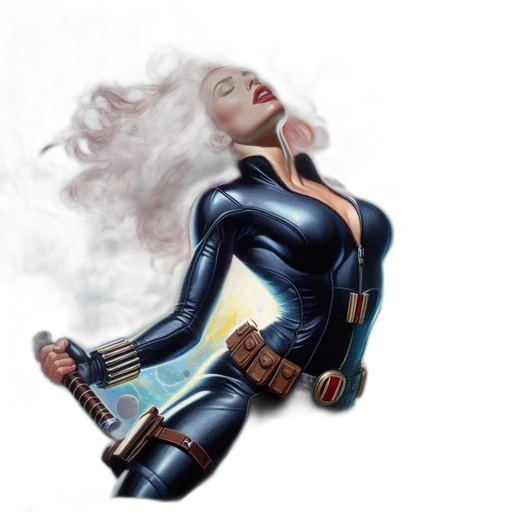 comic book art, concept art, fantasy art, 3d render transparent PNG cut-out