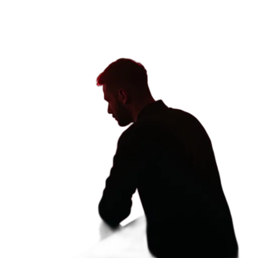 jacket, staff, face, creature transparent PNG cut-out