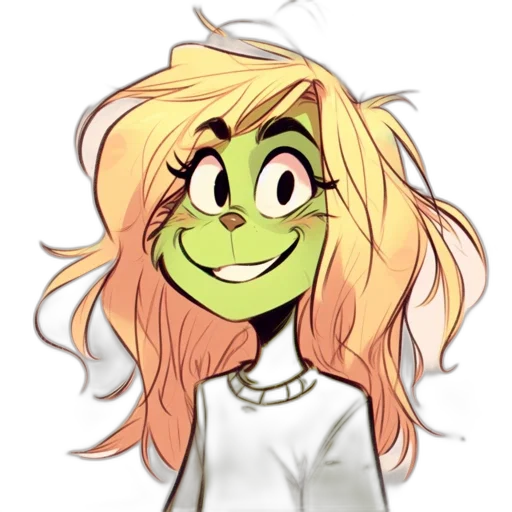 face, staff, hair, creature transparent PNG cut-out