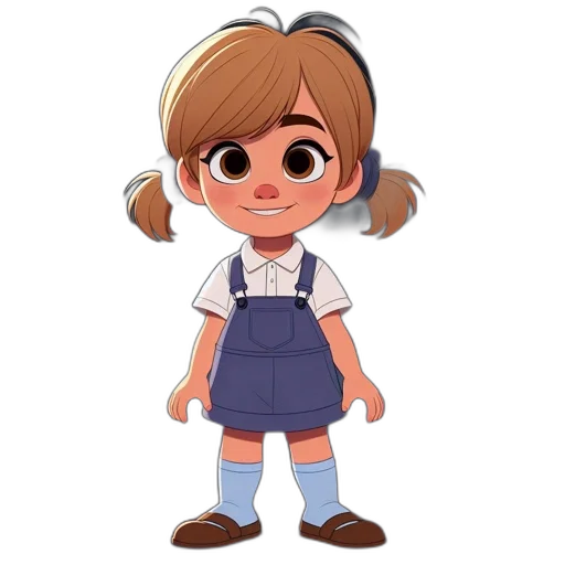 staff, dress, face, cartoon transparent PNG cut-out