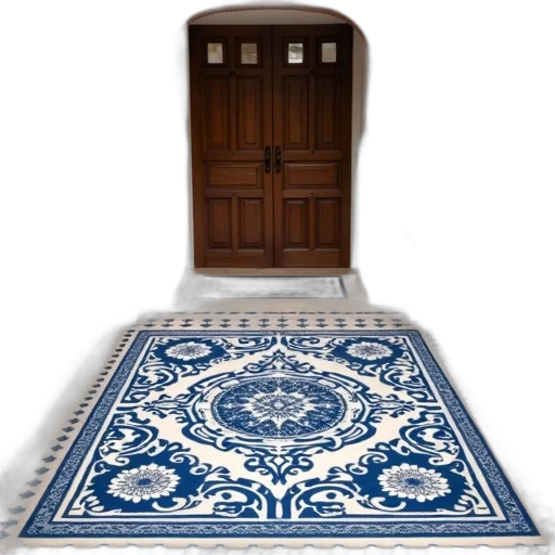 furniture, 3d render, blue, courtyard transparent PNG cut-out