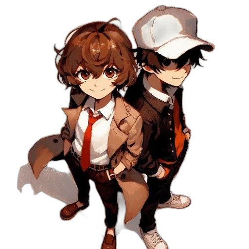 staff, hat, jacket, animal transparent PNG cut-out