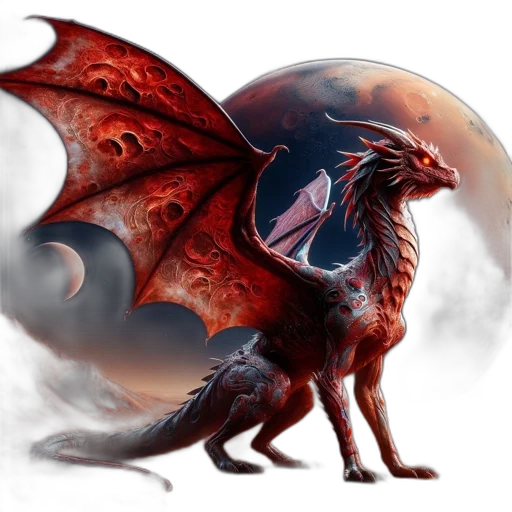dragon, creature, animal, fantasy art transparent PNG cut-out