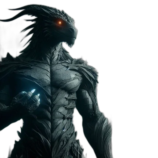 creature, dragon, animal, robot transparent PNG cut-out