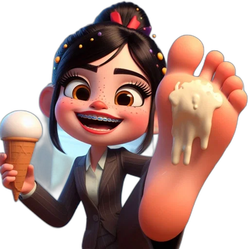 shoes, staff, face, creature transparent PNG cut-out