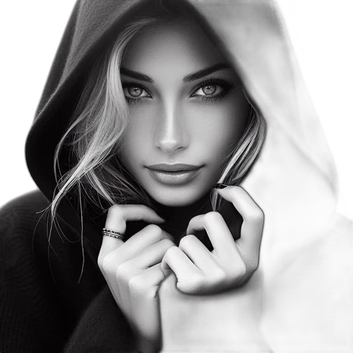 face, jewelry, jacket, mask transparent PNG cut-out