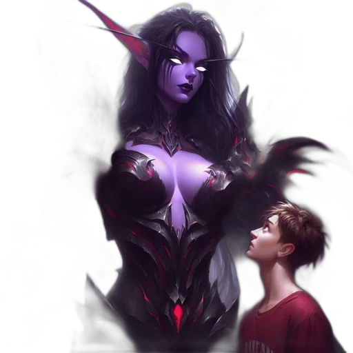 fantasy art, concept art, comic book art, pixel art transparent PNG cut-out