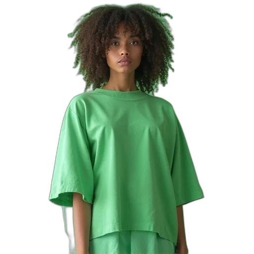 dress, jacket, green, neon transparent PNG cut-out