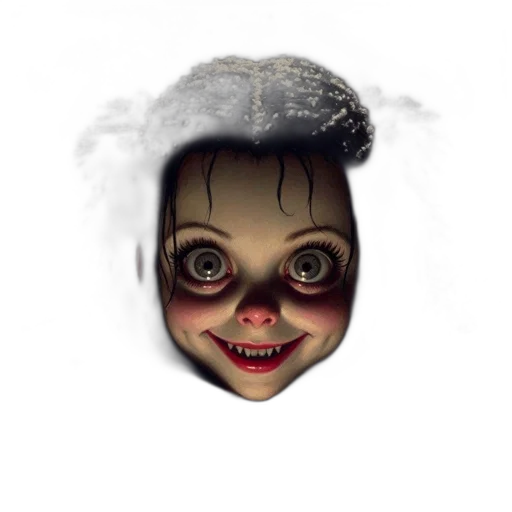 mask, face, creature, hair transparent PNG cut-out
