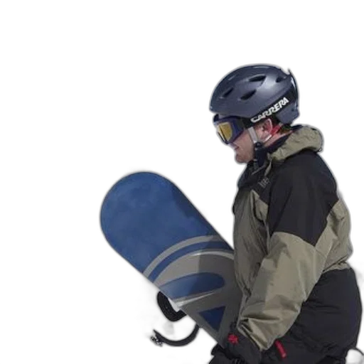 jacket, hat, snowboarder, carrera transparent PNG cut-out