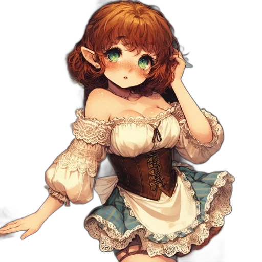 staff, dress, face, mask transparent PNG cut-out