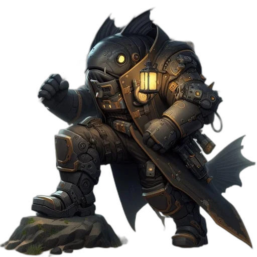 weapon, staff, sword, robot transparent PNG cut-out