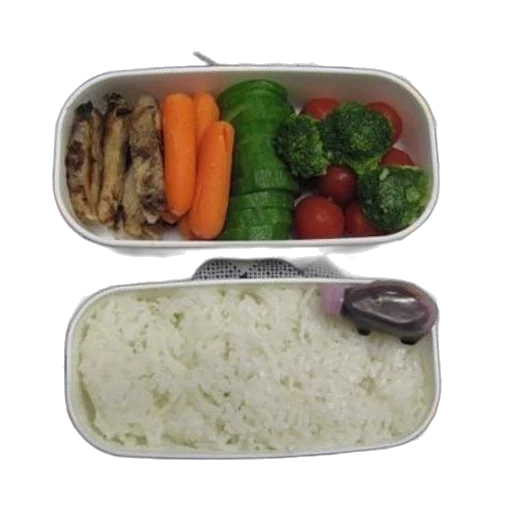 food, bento, box, rice transparent PNG cut-out