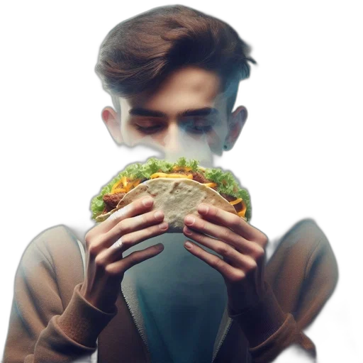 food, creature, face, mask transparent PNG cut-out