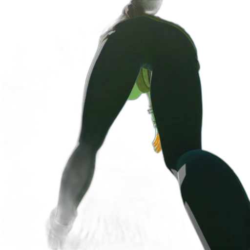 creature, jacket, robot, staff transparent PNG cut-out