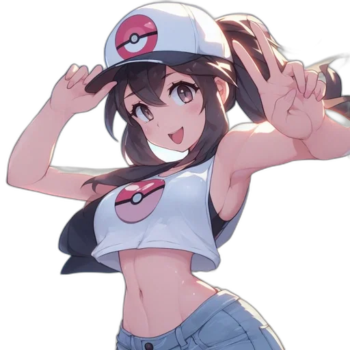 hat, staff, dress, weapon transparent PNG cut-out
