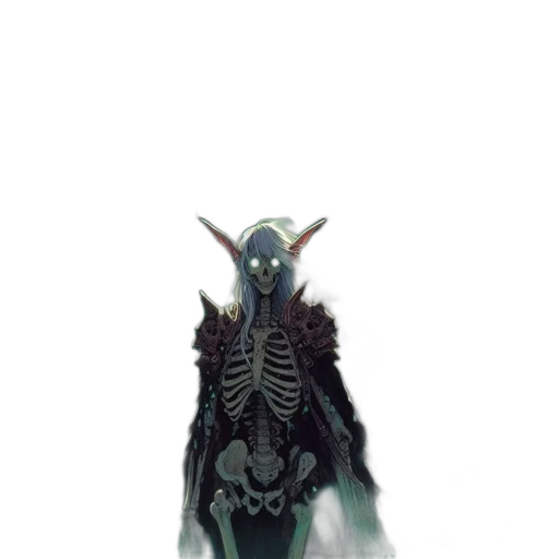 creature, mask, dragon, staff transparent PNG cut-out