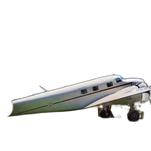 3d render, photorealistic, vintage, airplane transparent PNG cut-out