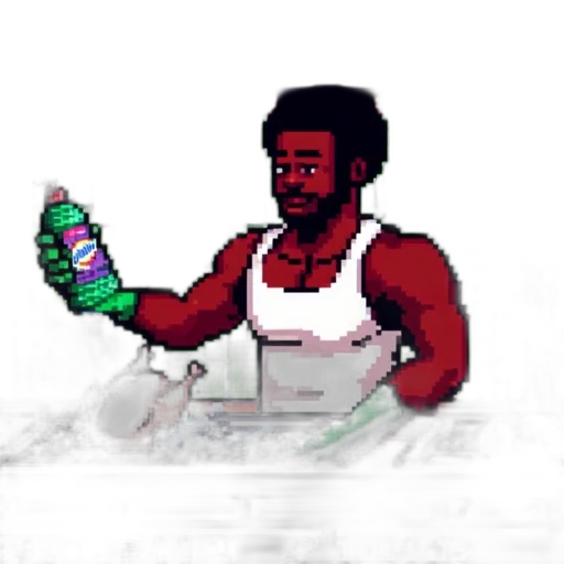 bottle, staff, weapon, robot transparent PNG cut-out