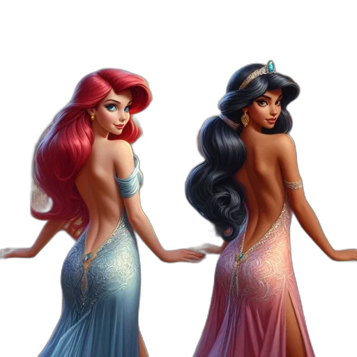 dress, concept art, fantasy art, 3d render transparent PNG cut-out